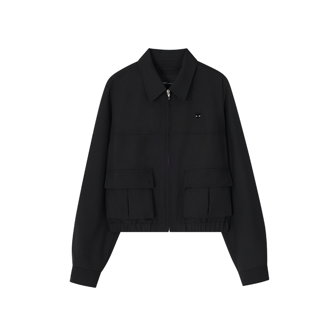 WI2JP800BK (W) SONGZIO ZZERO Panther Crop Blouson Jacket Black
