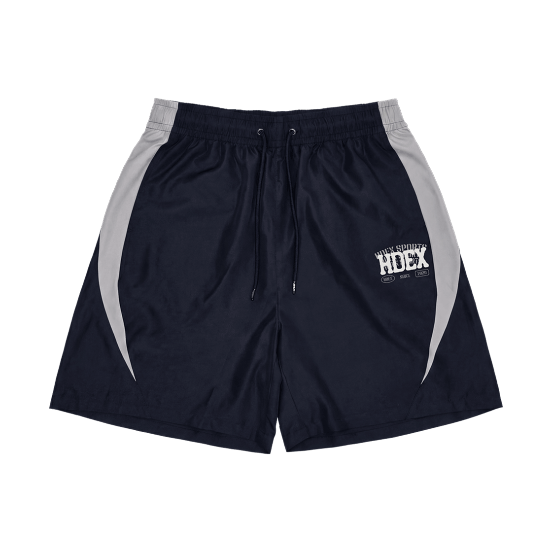 에이치덱스 코어 에어리 컬러 블럭 쇼츠 네이비(HDEX Core Airy Color Block Shorts Navy)