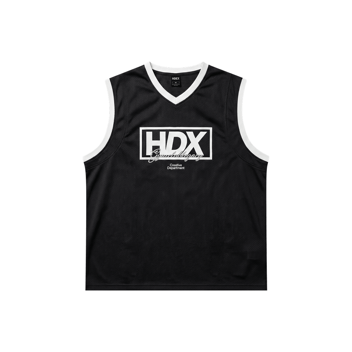 에이치덱스 박스 레이어 매쉬 슬리브리스 블랙(HDEX Box Layer Mesh Sleeveless Black)