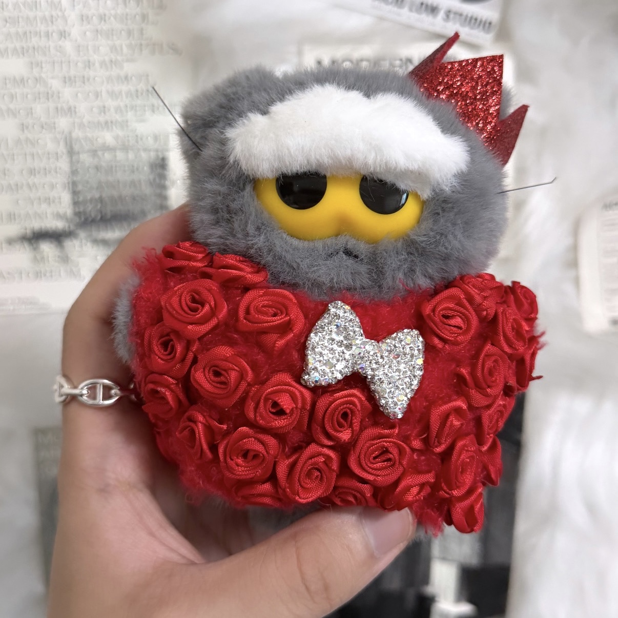 Zo&Friends Zoa Random Plush Keyring (1 Blind Box), (W) Hermes Small Chaine D'Ancre Enchainee Ring Sterling Silver 착용 스타일