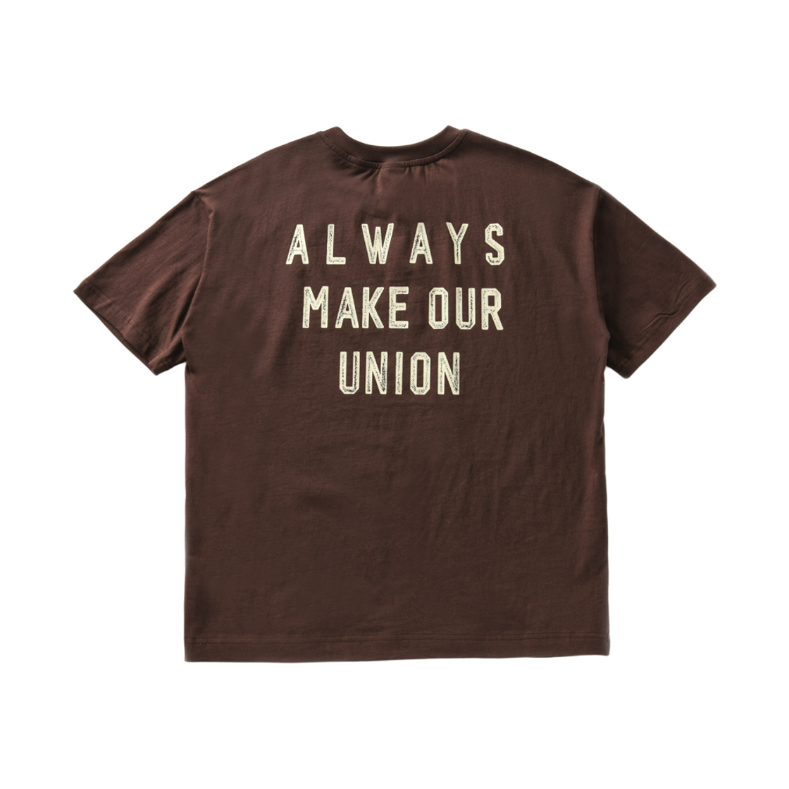 아모우 홀리데이 하프 티셔츠 브라운(AMOU Holiday Half T-Shirts Brown) - 3