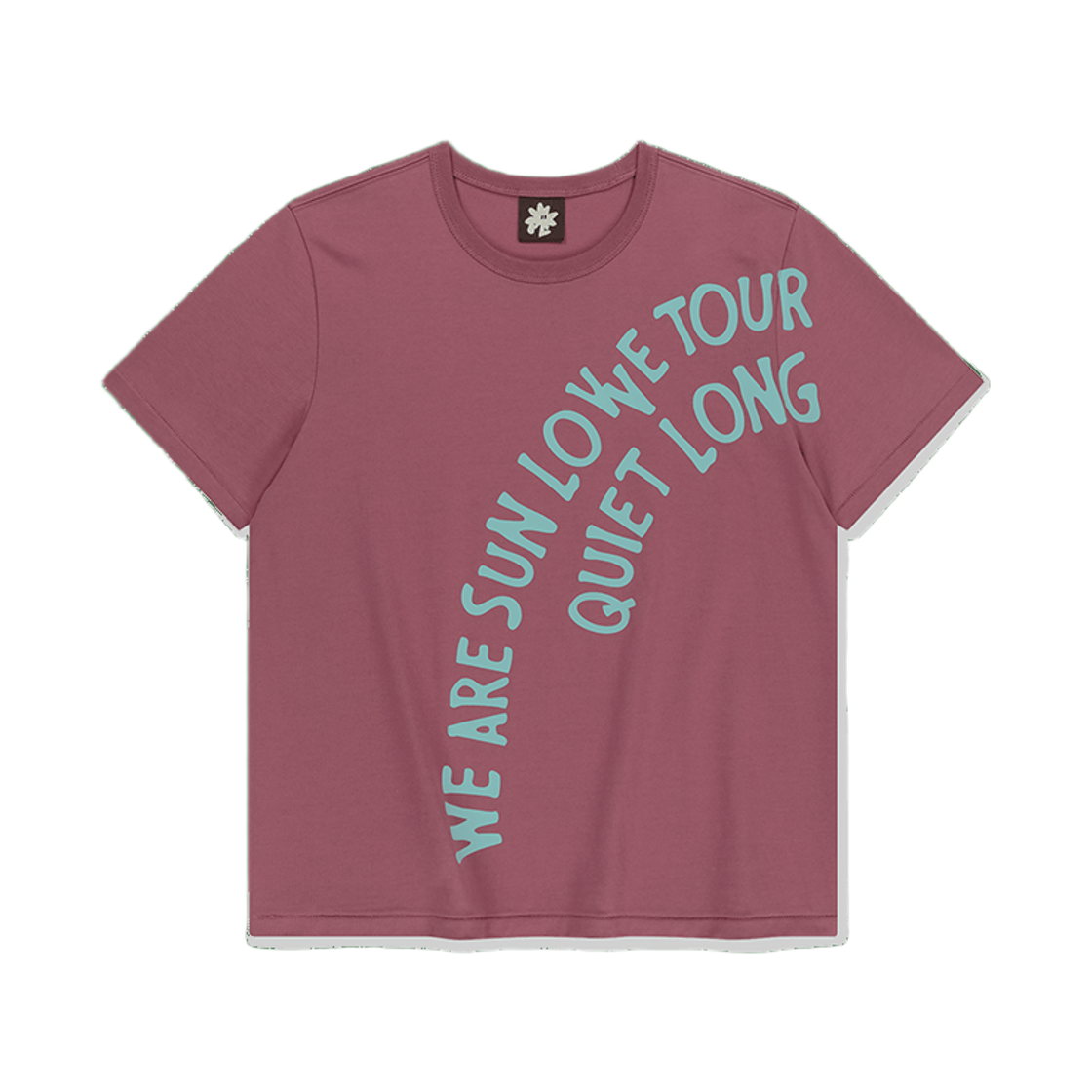 SL261TTSST06RSE [트리플적립]SUNLOVE Arc Text Tee Rose