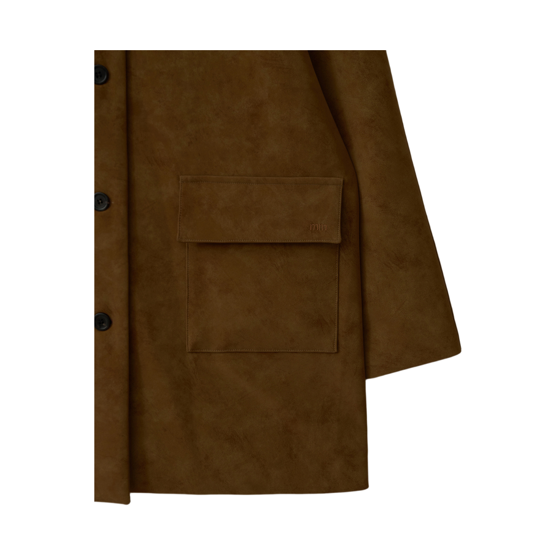 뮈르뮈르 덴버 스웨이드 하프 코트 카멜(Murmure Denver Suede Half Coat Carmel) - 4