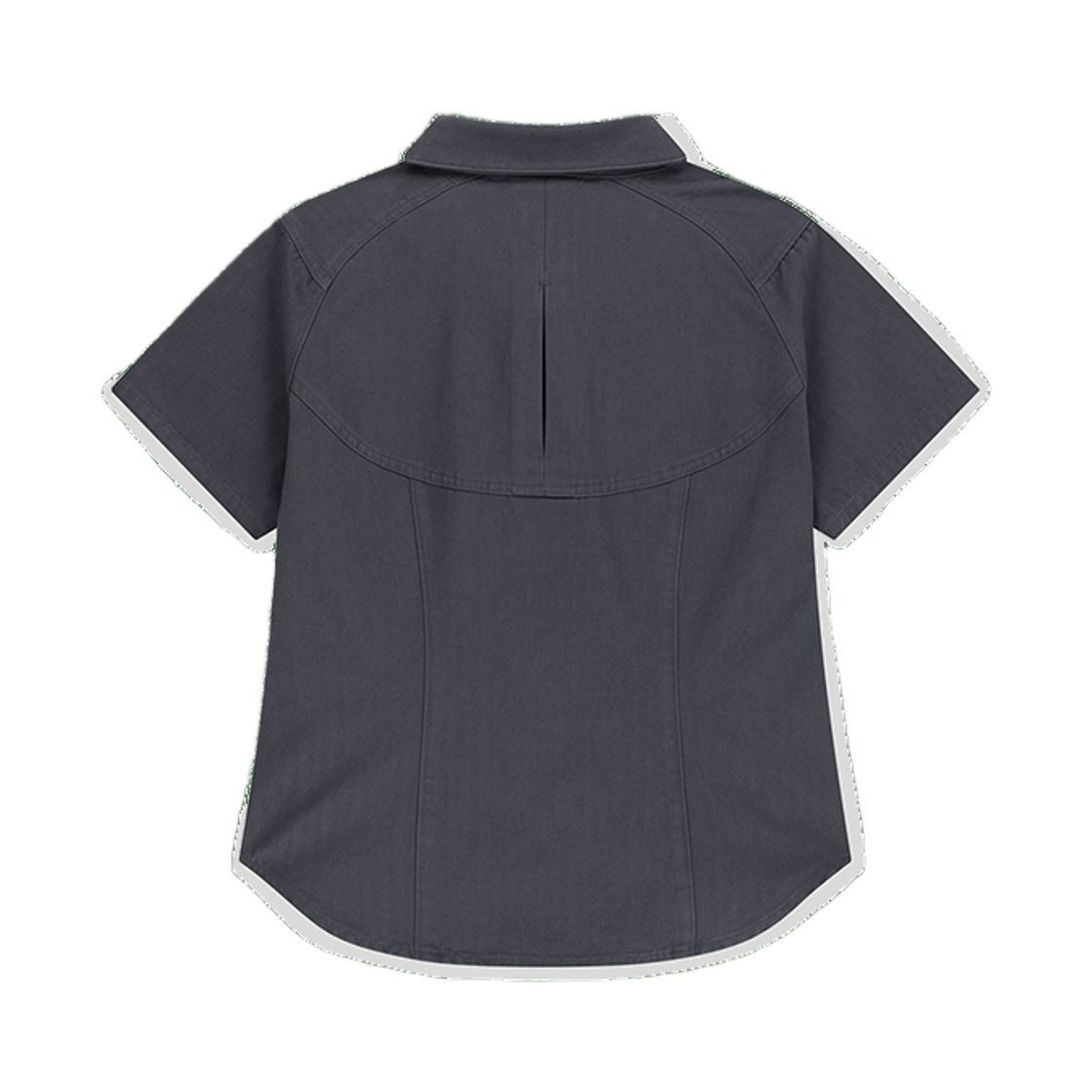 [트리플적립]썬러브 우먼스 웨이브 헤링턴 셔츠 네이비([트리플적립]SUNLOVE W Wave Herringbone Shirt Navy) - 2