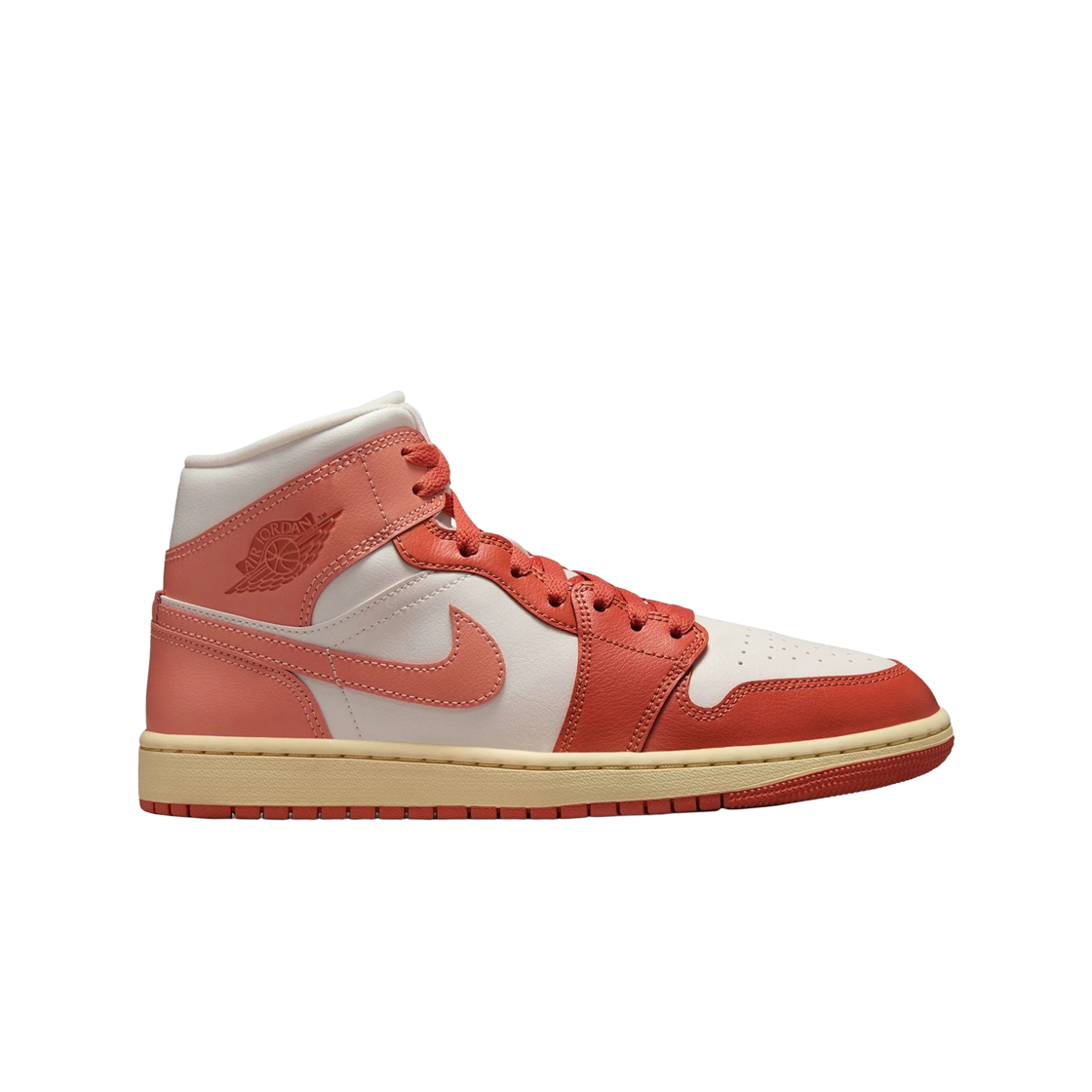 (W) 조던 1 미드 세일 매더 루트((W) Jordan 1 Mid Sail Madder Root)