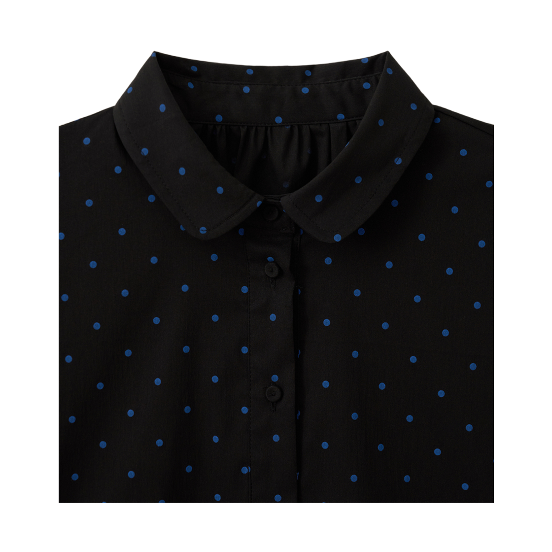 뮈르뮈르 콜마르 소매셔링 도트 블라우스(Murmure Colmar Sleeve Shirring Dot Blouse) - 3