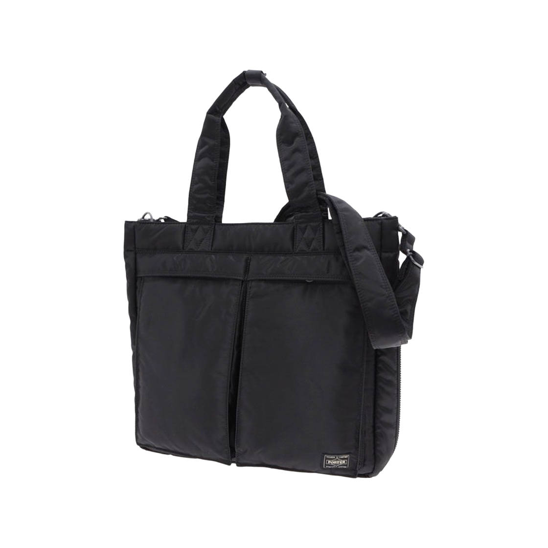 포터 탱커 투웨이 토트백 블랙(Porter Tanker 2Way Tote Bag Black) - 1
