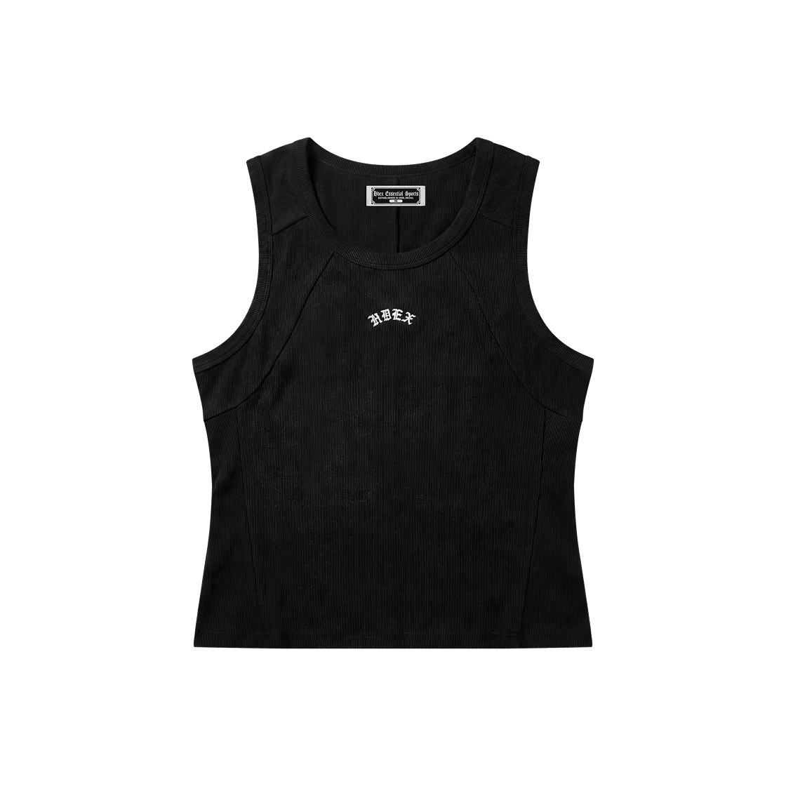 에이치덱스 에센셜 컷라인 바디핏 탱크 블랙(HDEX Essential Cut Line Body Fit Tank Black)