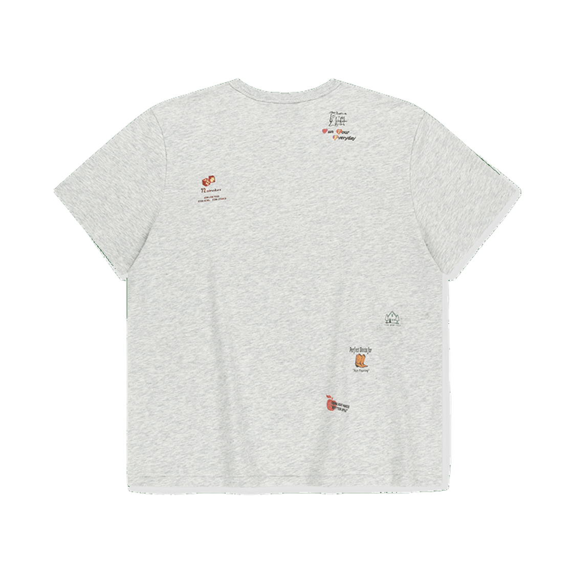 [트리플적립]썬러브 콜라주 티 헤더 그레이([트리플적립]SUNLOVE Collage Tee Heather Grey) - 2