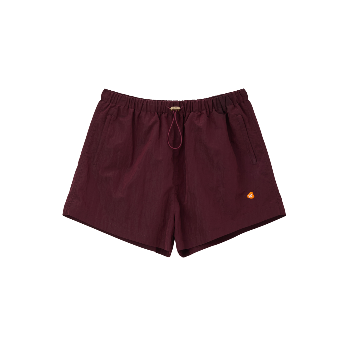 리지 주방월 나일론 밴딩 쇼츠 버건디(LLEGE Jubangwol Nylon Banding Shorts Burgundy)