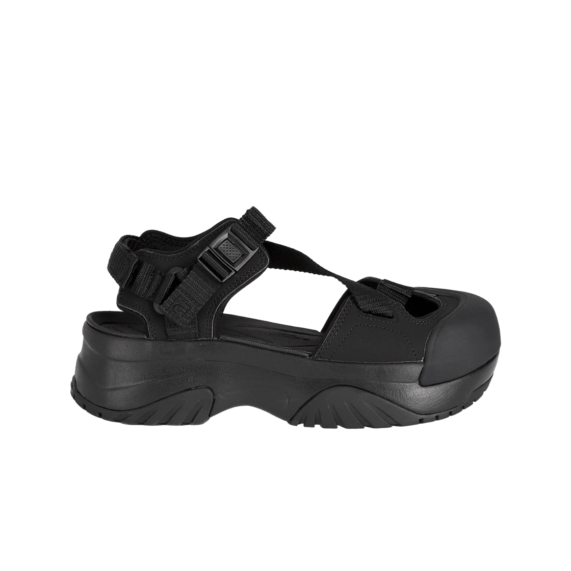 (W) 휠라 페이토 맥스 샌들 블랙((W) Fila Peito Max Sandal Black)