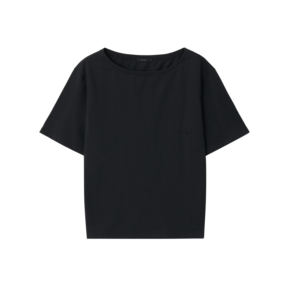 APC1TP140BKFF GBH APPAREL Unbalance Off Shoulder Top / Black