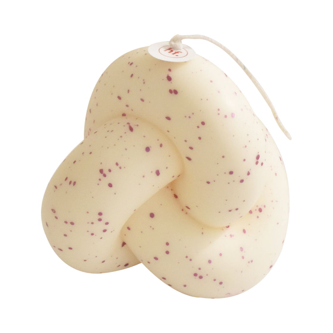 [라이터 증정] 허니플라밍고 튜브 놋트 캔들 1 (퍼플도트)([라이터 증정] HONEY FLAMINGO Tube Knot Candle 1 (Purple Dot)) - 2