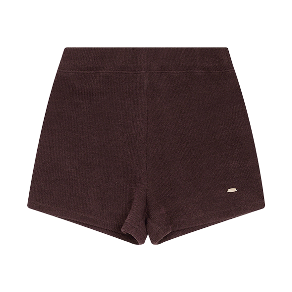 뮈르뮈르 루베온 골지니트 쇼츠 팬츠 브라운(Murmure Lubeon Ribbed Knit Short Pants Brown) - 1