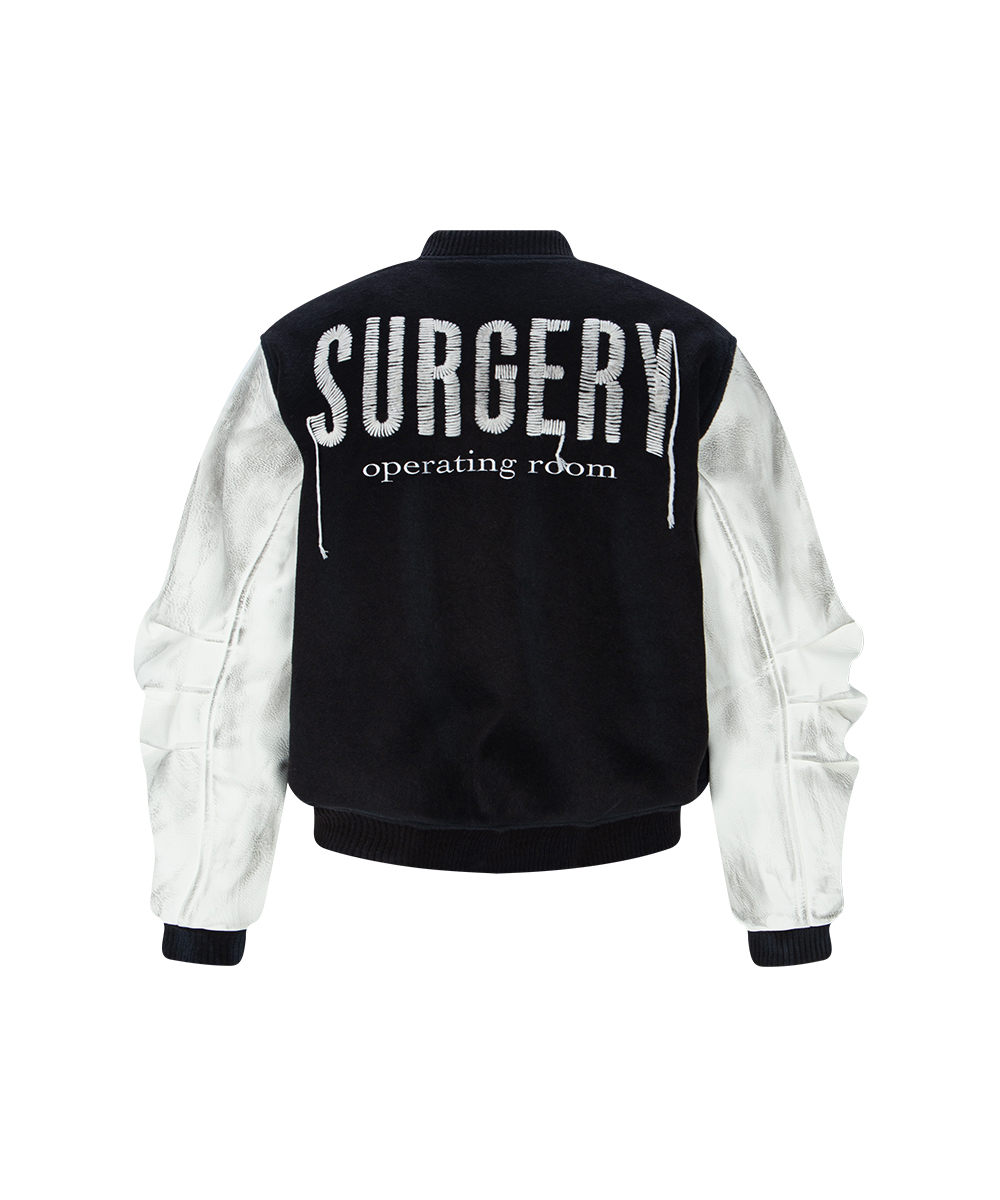 써저리 클로버 펄스 바시티 자켓 더티(Surgery Clover Pulse Varsity Jacket Dirty) - 2