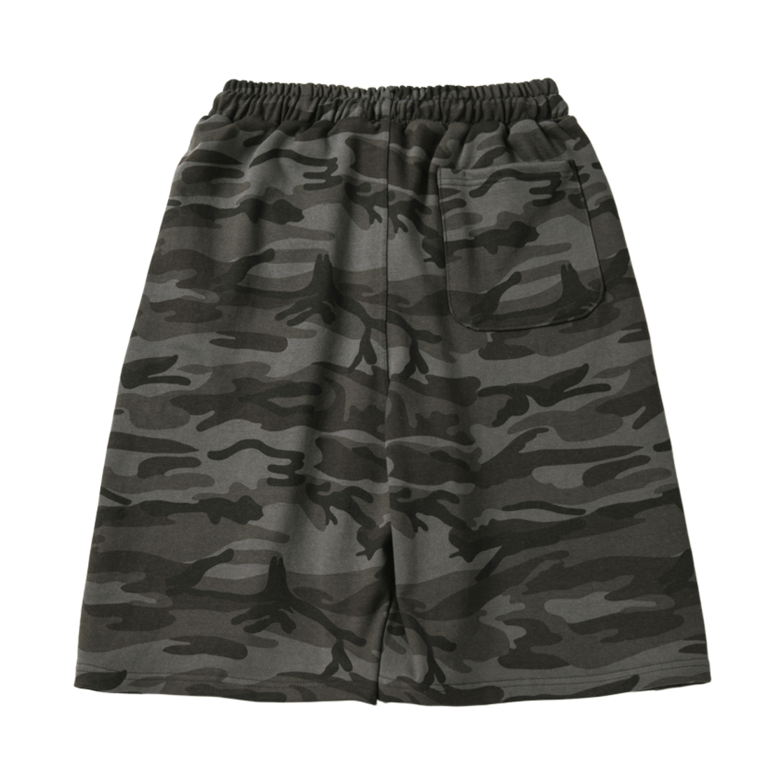 아모우 카모 원턱 버뮤다 팬츠 차콜(AMOU Camo One Tuck Bermuda Pants Charcoal) - 4