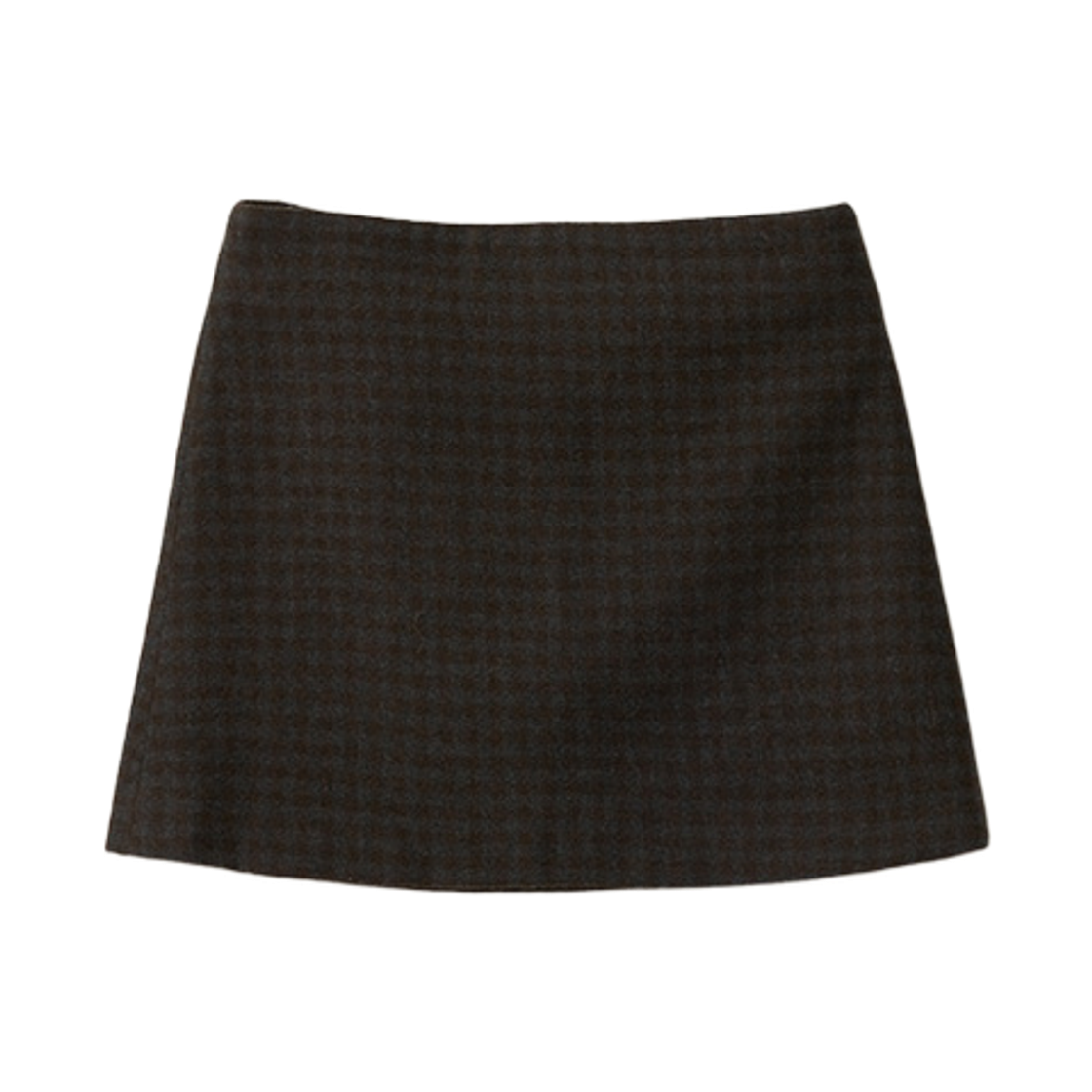뮈르뮈르 루네 체크 울 스커트 브라운체크(Murmure Lune Check Wool Skirt Brown)