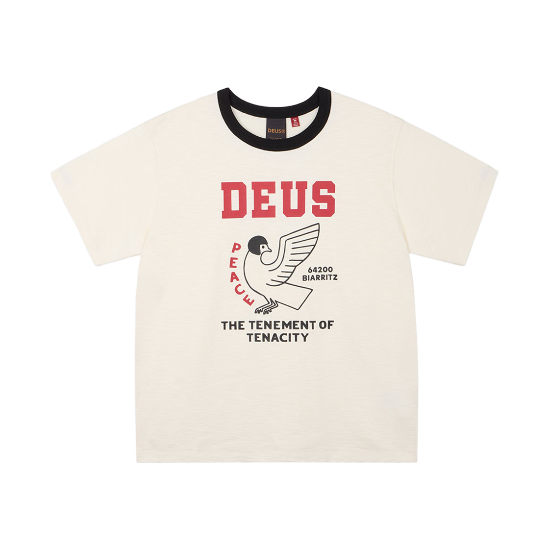 D262UTS220012 [6% 적립] Deus Ex Machina Buck Up Tee Ivory