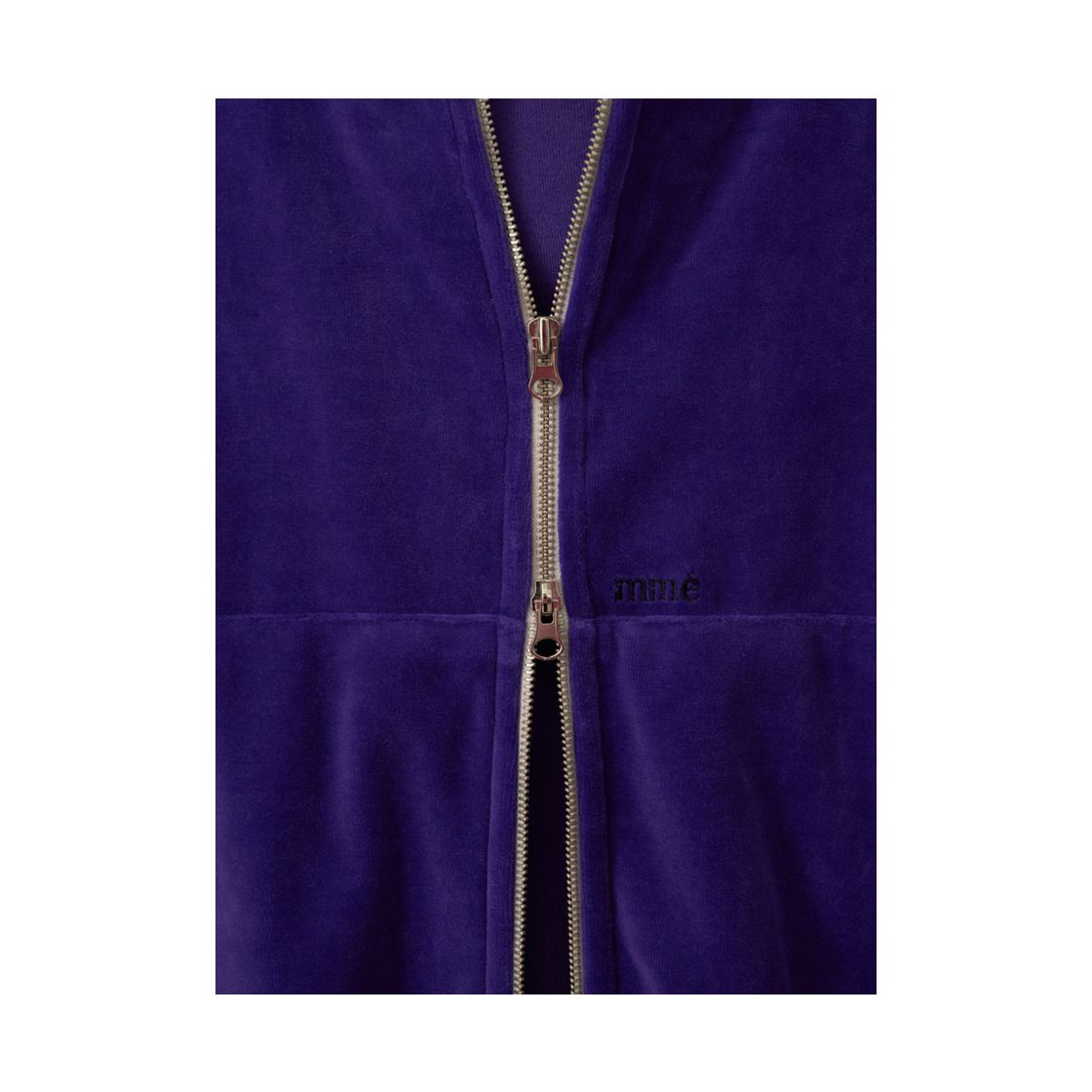 뮈르뮈르 에덴 벨로아 집업 후디 퍼플(Murmure Eden Velour Zip-up Hoodie Purple) - 4
