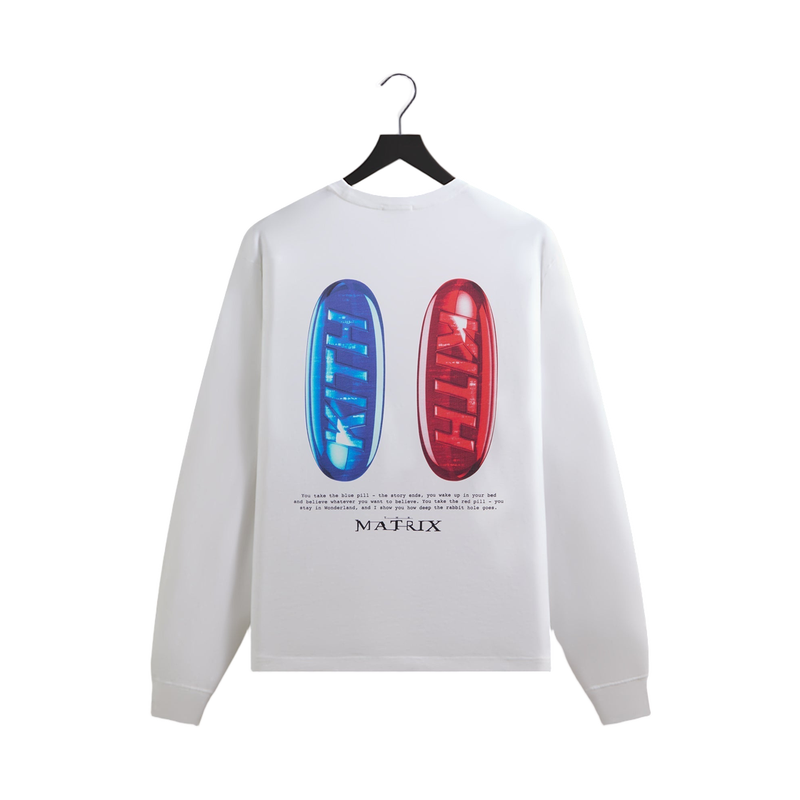 키스 x 매트릭스 레드 필 블루 필 롱슬리브 티셔츠 화이트(Kith x Matrix Red Pill Blue Pill Long Sleeve T-Shirt White) - 2