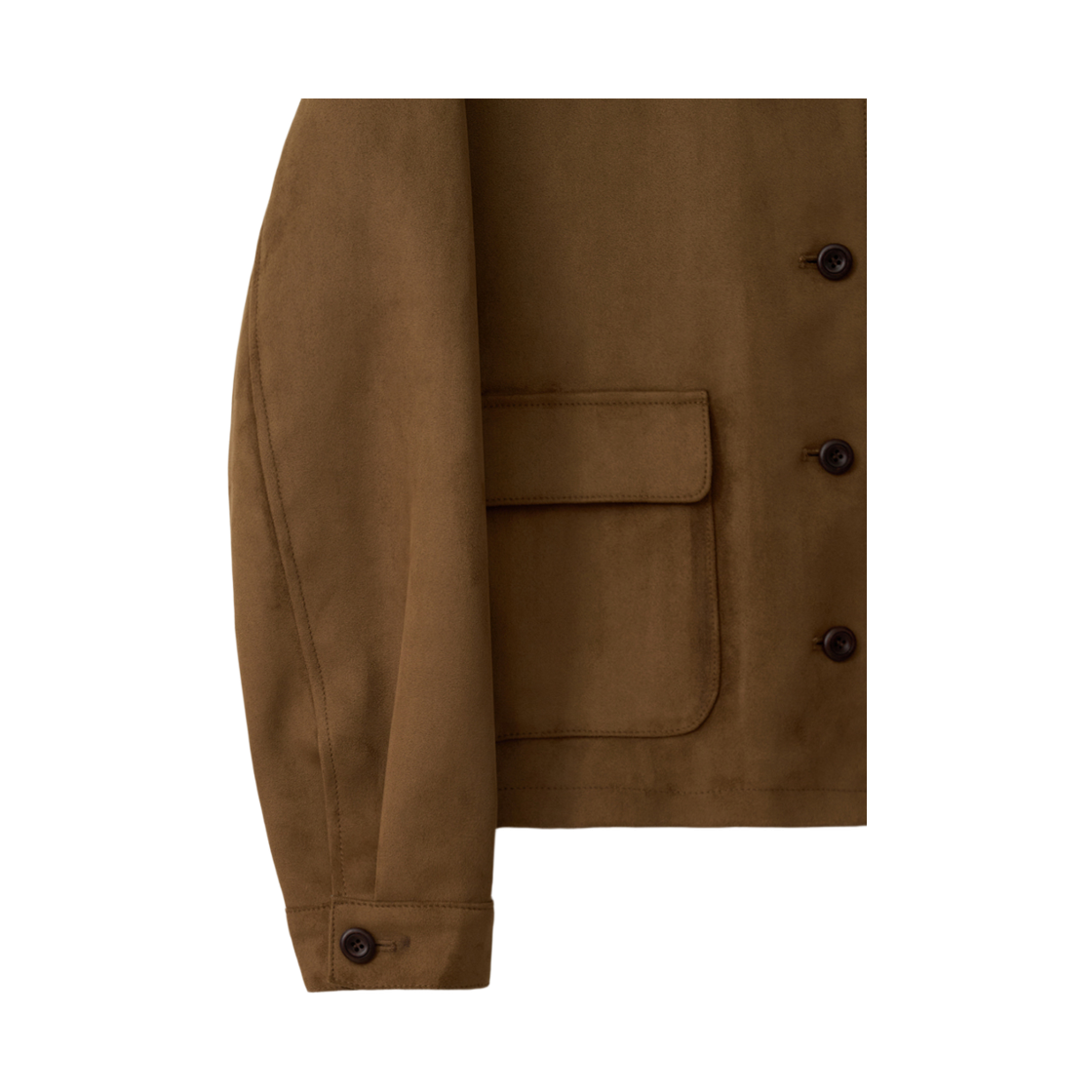 뮈르뮈르 리븐 스웨이드 블루종 자켓 카멜(Murmure Riven Suede Blouson Jacket Camel) - 4