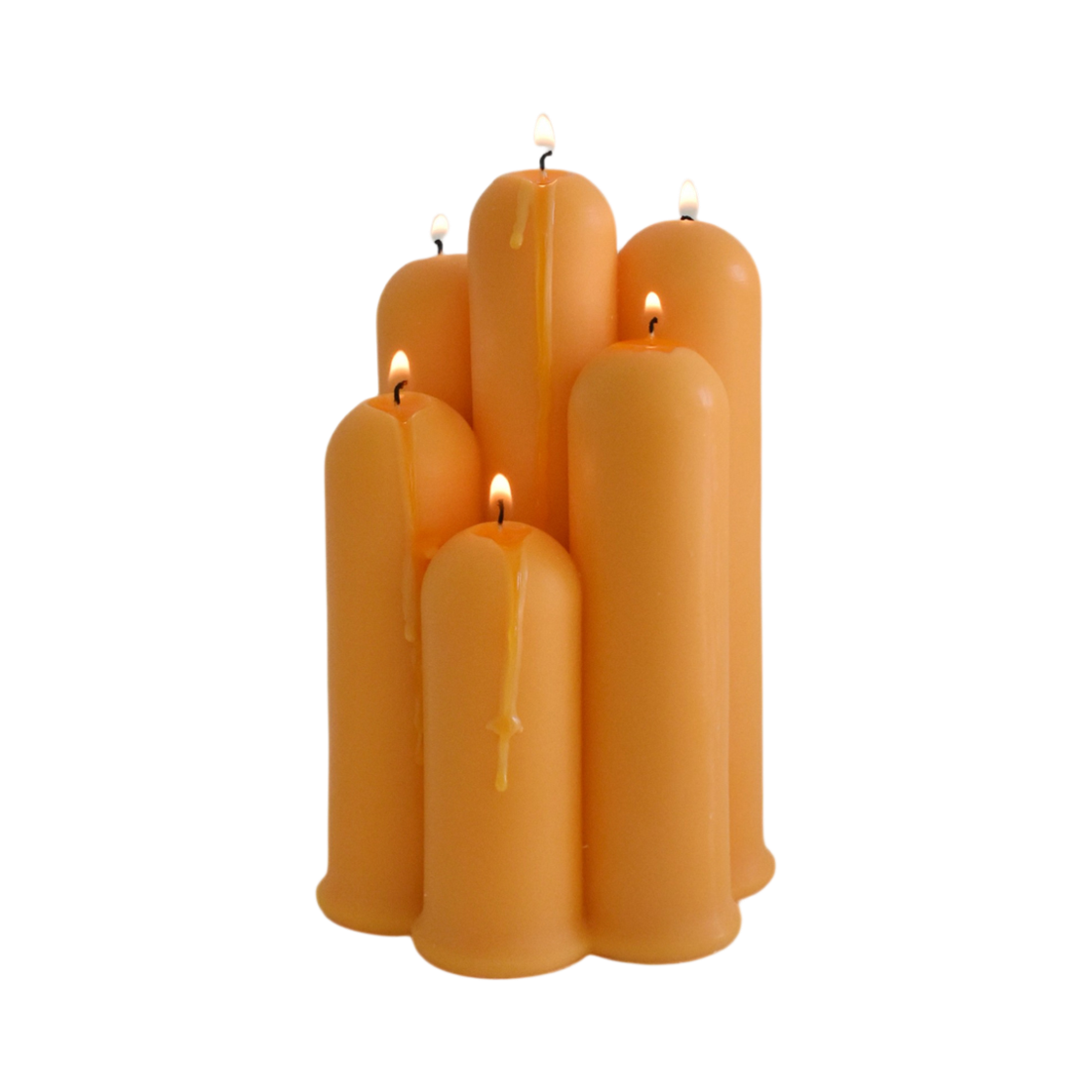 [라이터 증정] 허니플라밍고 튜브 스틱 캔들 멀티윅 (오렌지)([라이터 증정] HONEY FLAMINGO Tube Stick Candle Multi Wick (Orange)) - 2