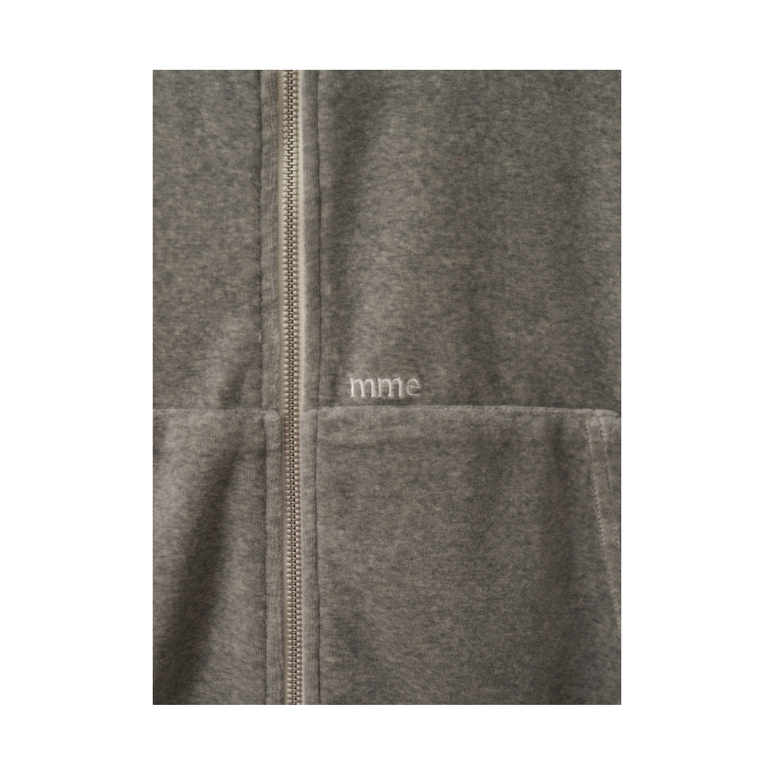 뮈르뮈르 에덴 벨로아 집업 후디 그레이(Murmure Eden Velour Zip-up Hoodie Grey) - 2