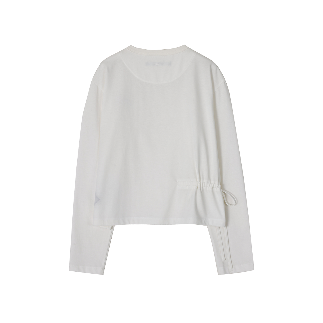 (W) 송지오 지제로 웨이스트 리본 롱슬리브 화이트((W) SONGZIO ZZERO Waist Ribbon Long Sleeve White) - 2