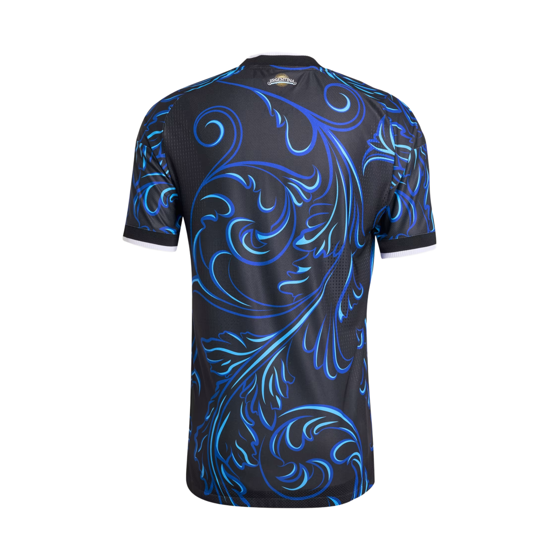 아디다스 아르헨티나 2026 어웨이 어센틱 저지 블랙 루시드 블루 - KR 사이즈 (논 마킹 버전)(Adidas Argentina 2026 Away Authentic Jersey Black Lucid Blue - KR Sizing (Non Marking Ver.)) - 2