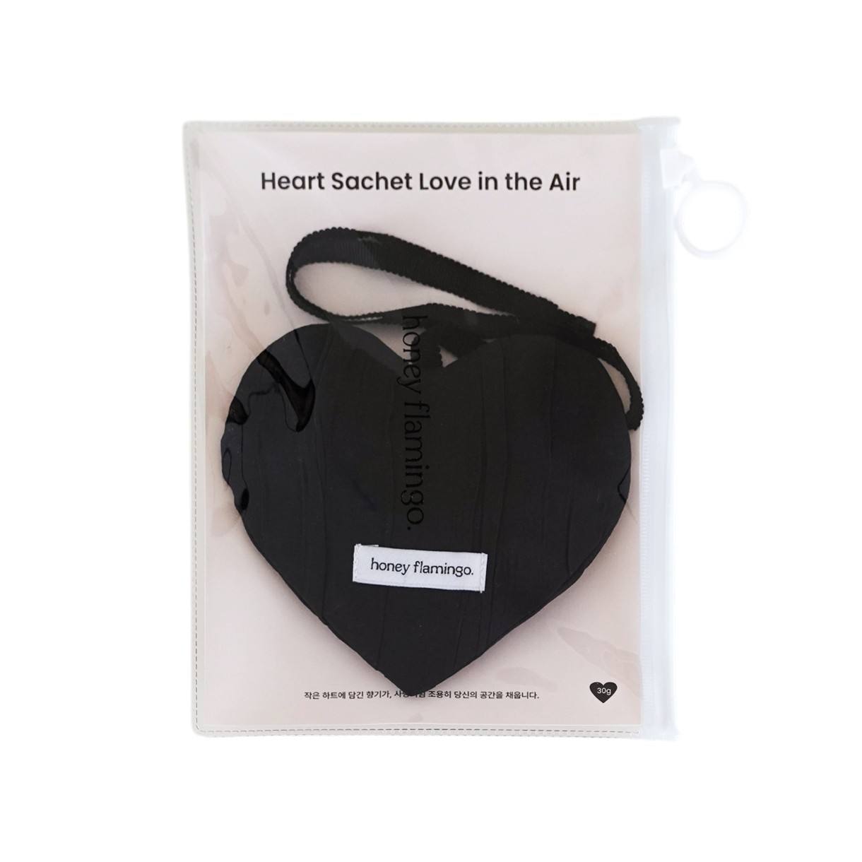 허니플라밍고 하트 사쉐 블랙 (세 가지 향)(HONEY FLAMINGO Heart Sachet Black (3 Scents)) - 2
