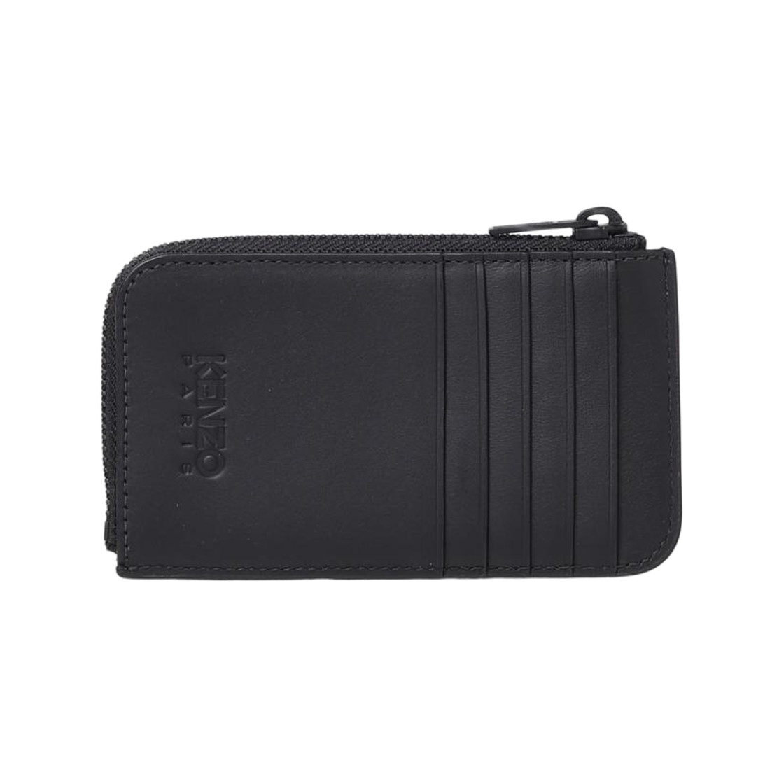 겐조 플라워 로고 지퍼 카드 홀더 블랙(Kenzo Flower Logo Zipped Card Holder Black) - 2