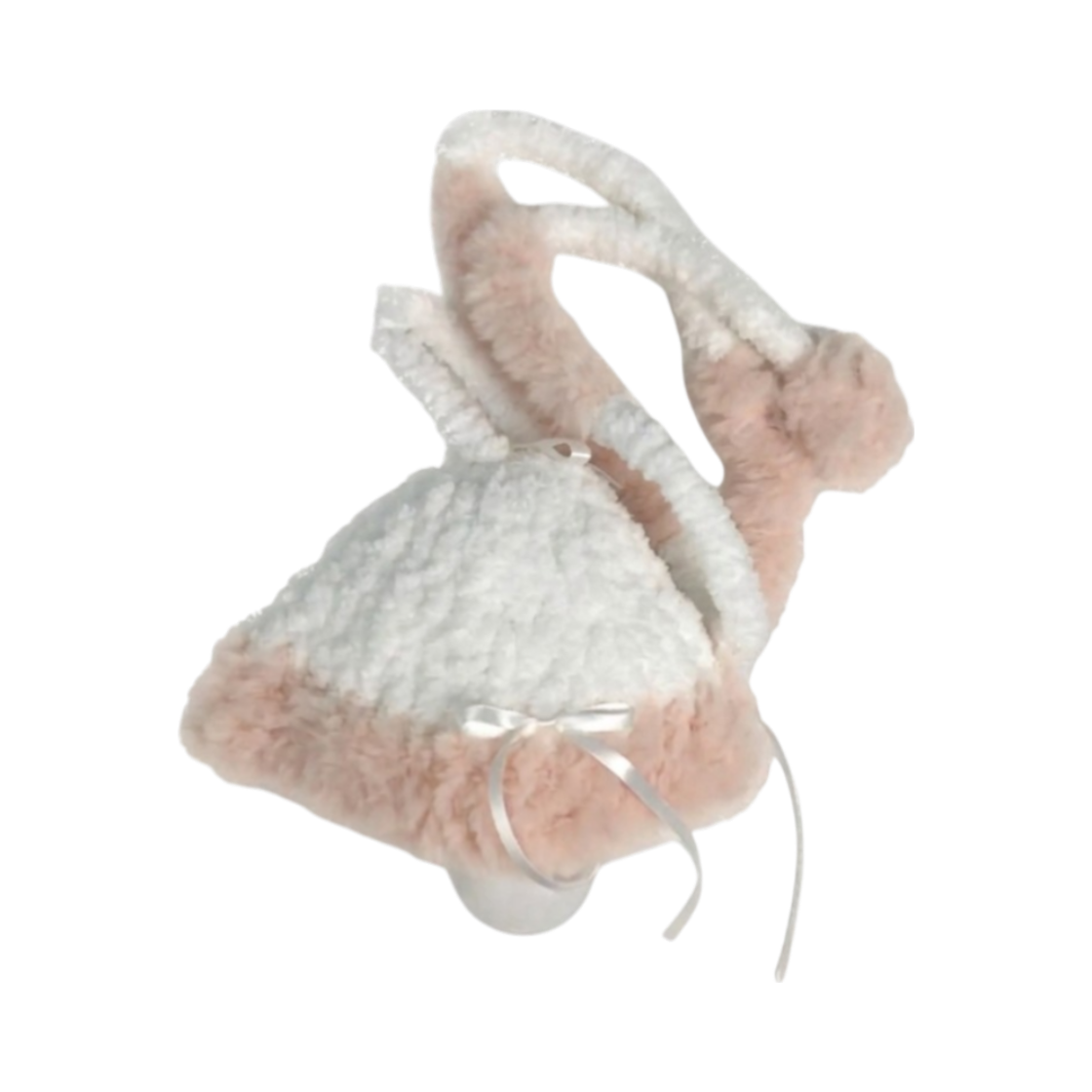 오브리 리본 퍼 조명 핑크(Aubrey Ribbon Fur Light Pink)
