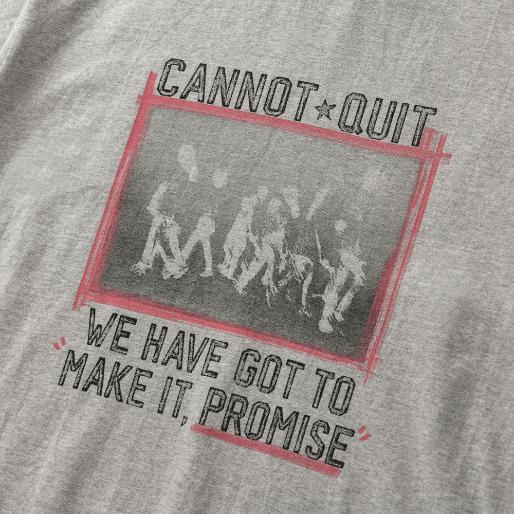 아모우 마킹 박스 하프 티셔츠 그레이(AMOU Marking Box Half T-Shirts Gray) - 3