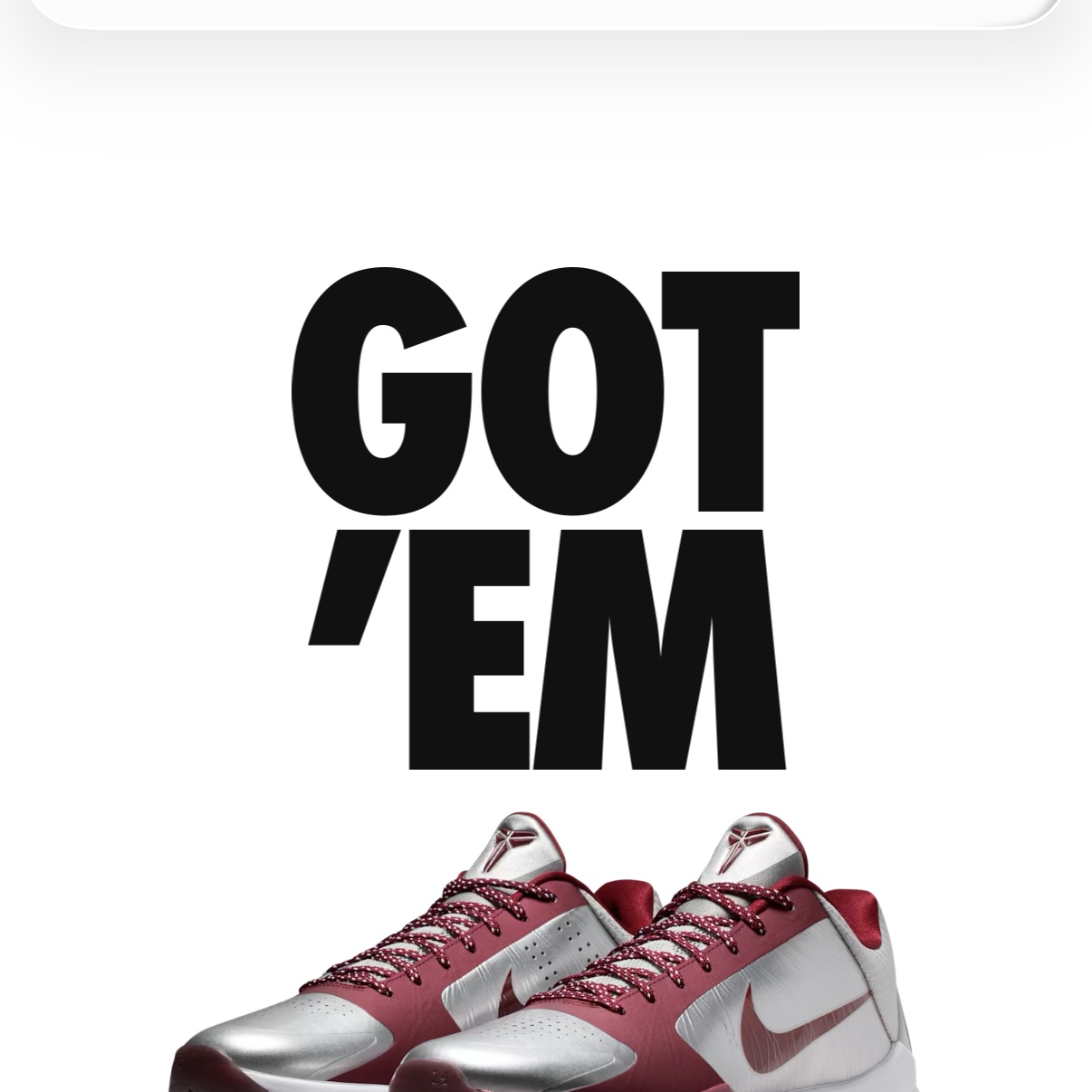 Nike Kobe 5 Protro Lower Merion Aces Away Metallic Silver Team Red 착용 스타일