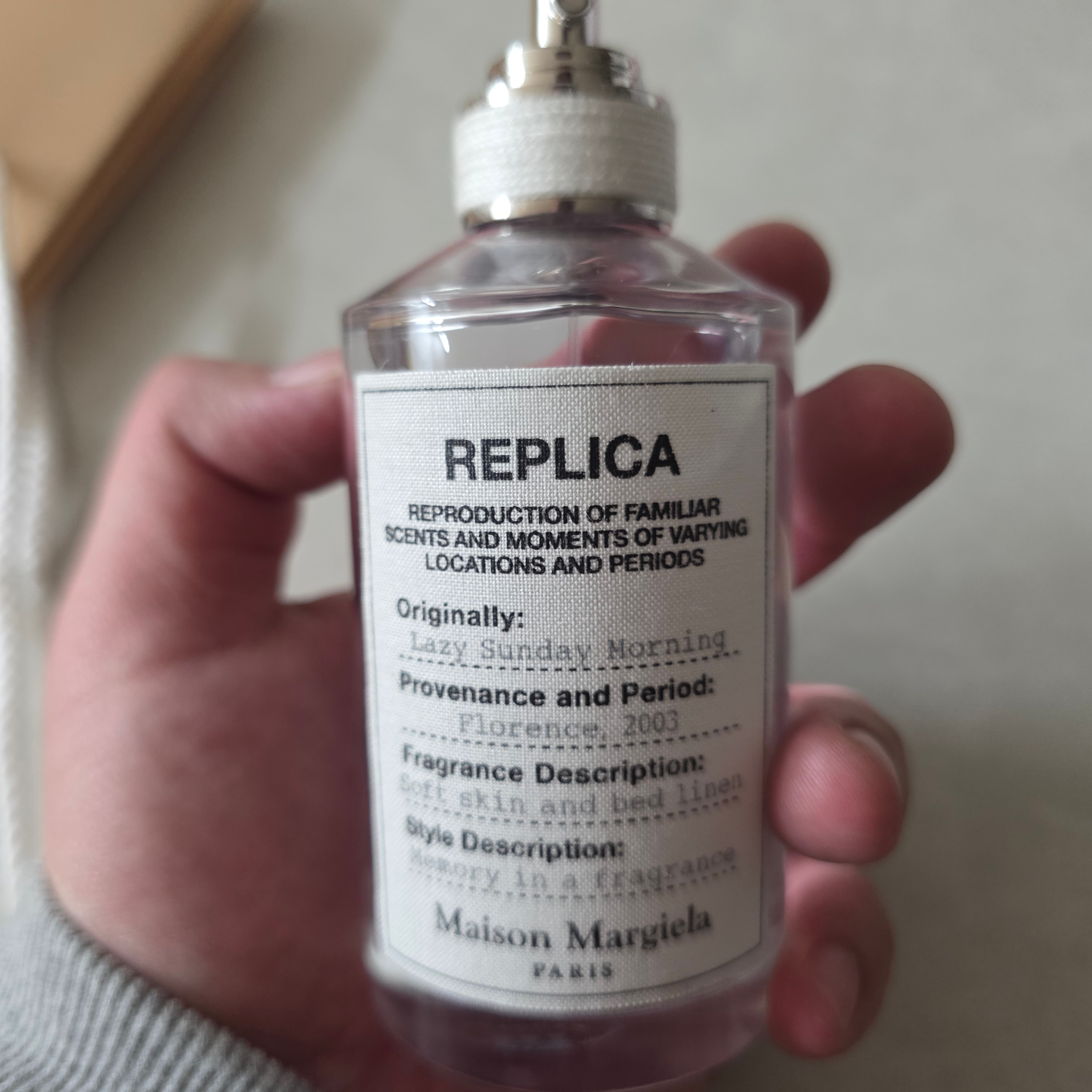 Maison Margiela Replica Lazy Sunday Morning Eau De Toilette 100ml 착용 스타일