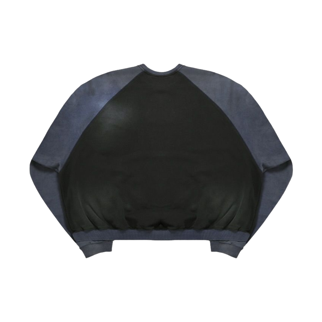 엠제이디 x 큐에이피 컴뱃 히어로 크롭 크루넥 블랙 네이비(MJD x QAP Combat Hero Cropped Crewneck Black Navy) - 2