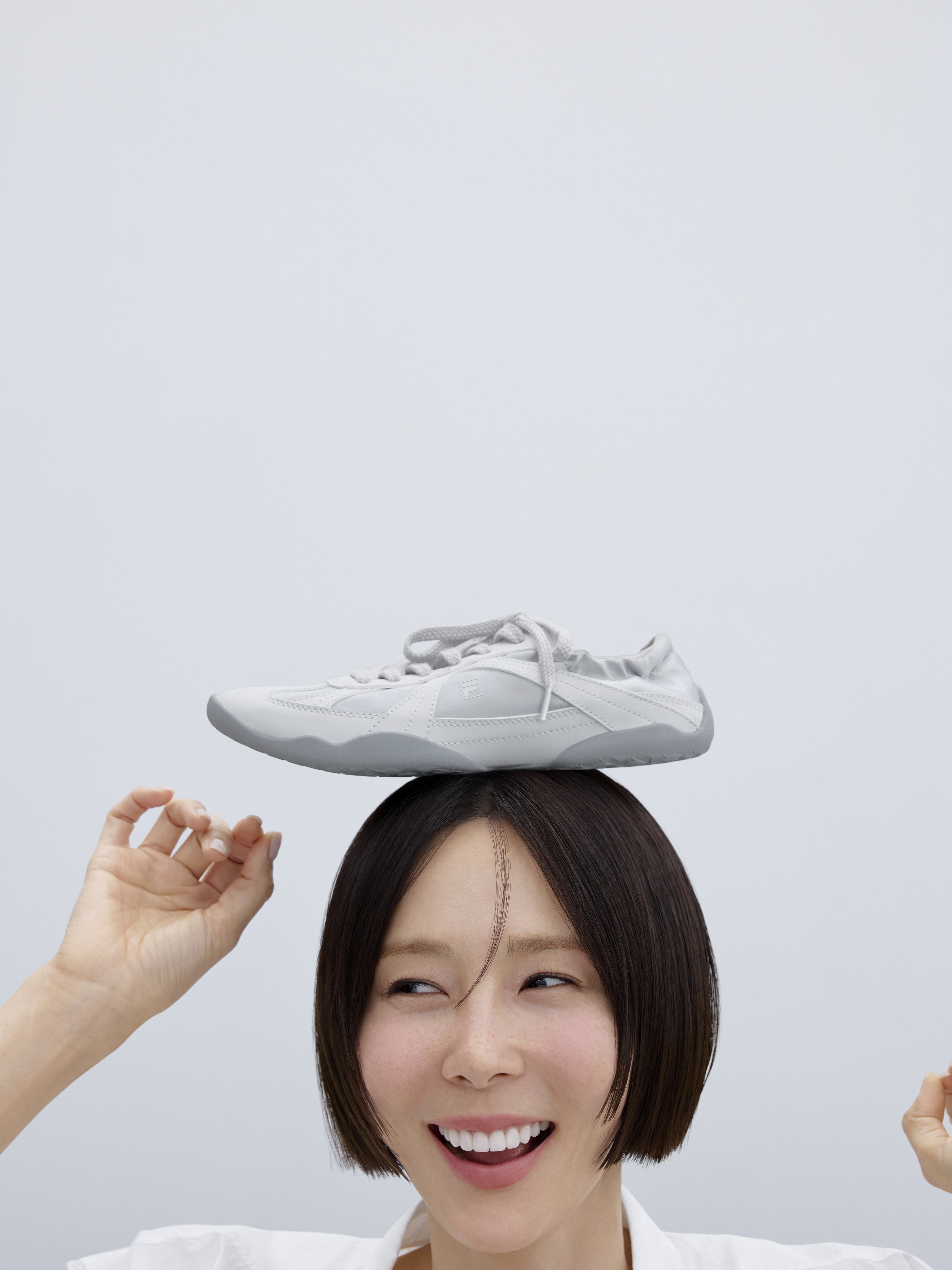[6% 적립] FILA Glio Silvermoon, [6% 적립] FILA Glio Pink 착용 스타일 - 2