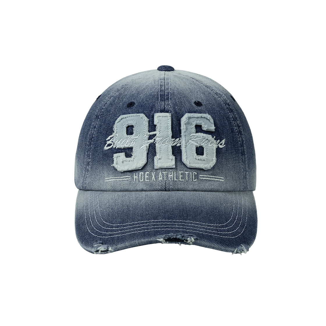 에이치덱스 916 데님 워싱 볼캡 블루(HDEX 916 Denim Washed Ball Cap Blue)
