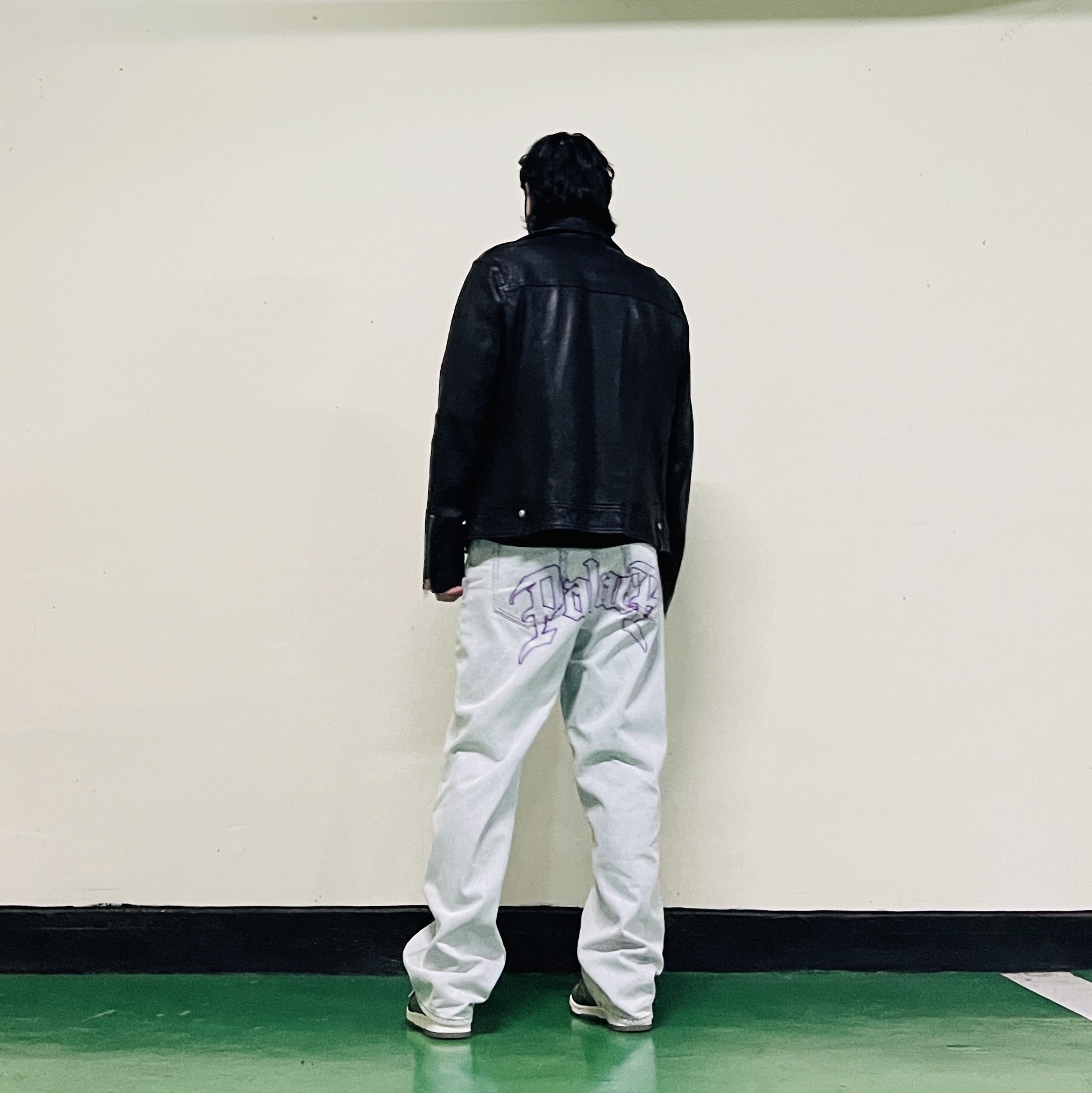 Palace Le Script P90 Baggy Jean Light Acid Wash - 26SS, Nike Dunk Low Premium Siempre Familia 착용 스타일 - 4