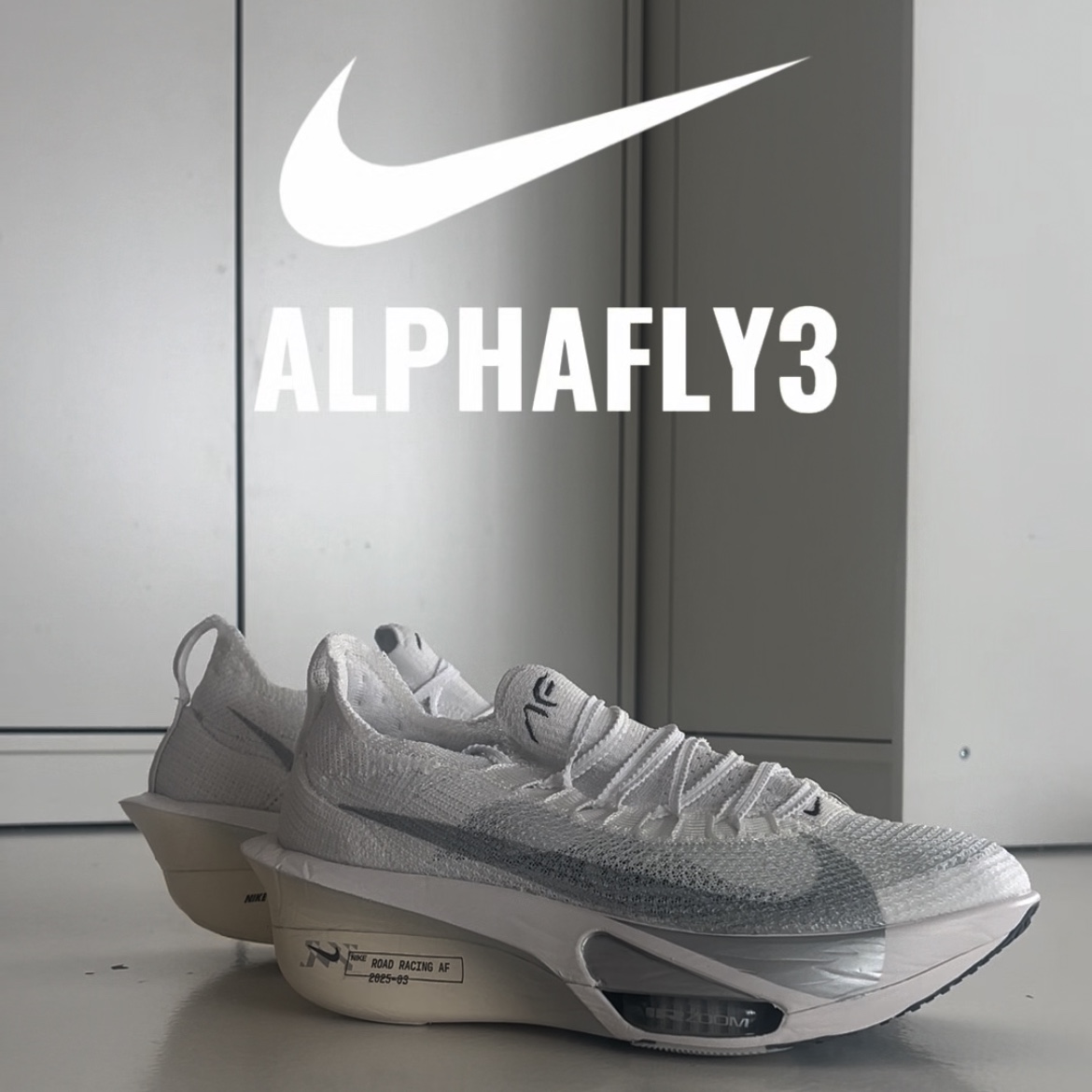 Nike Air Zoom Alphafly Next% 3 Platinum Tint Reflect Silver 착용 스타일