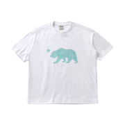 AMOU Cali Bear Half T-Shirts White