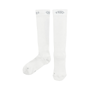 Socks Up Compression Running Knee Socks White