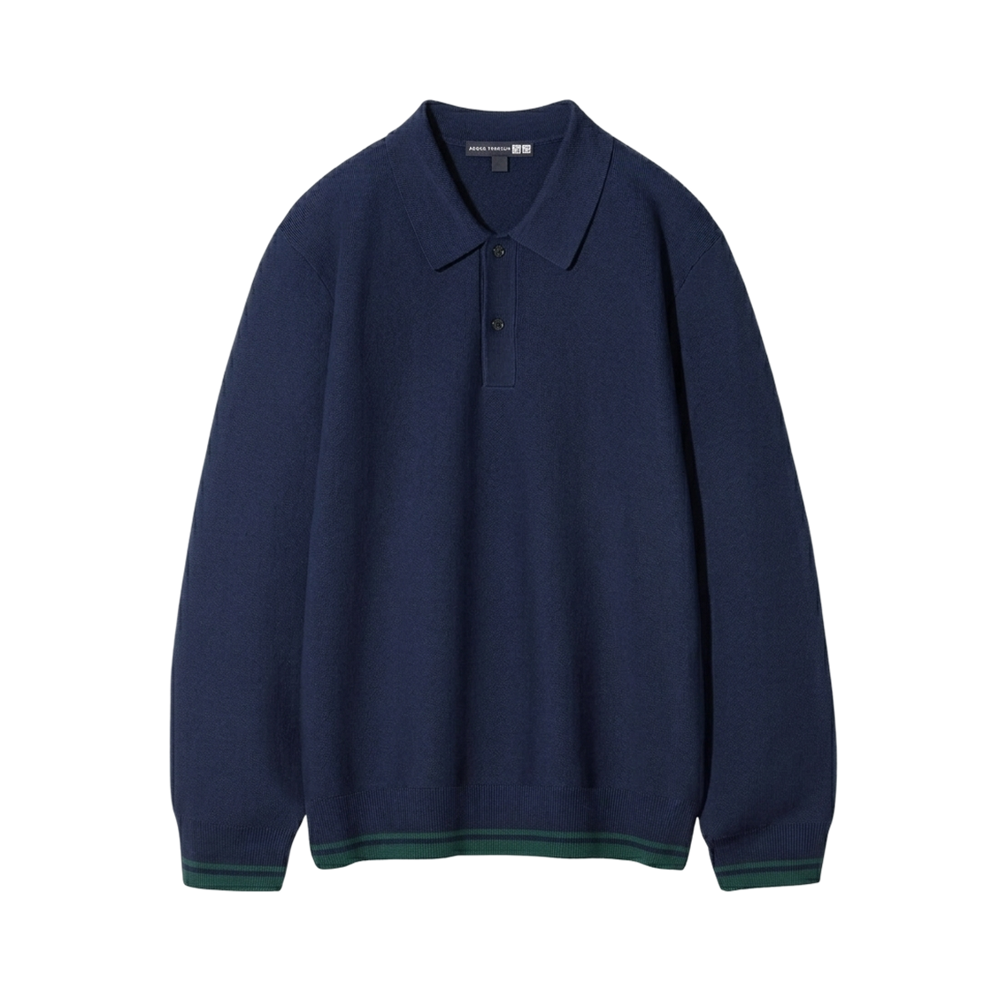 유니클로 x 로저 페더러 워셔블 3D 니트 심리스 폴로 셔츠 네이비(Uniqlo x Roger Federer Washable 3D Knit Seamless Polo Shirt Navy)