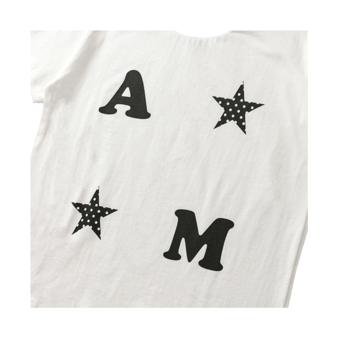 아모우 에이엠 스타 하프 티셔츠 화이트(AMOU AM Star Half T-Shirts White) - 3