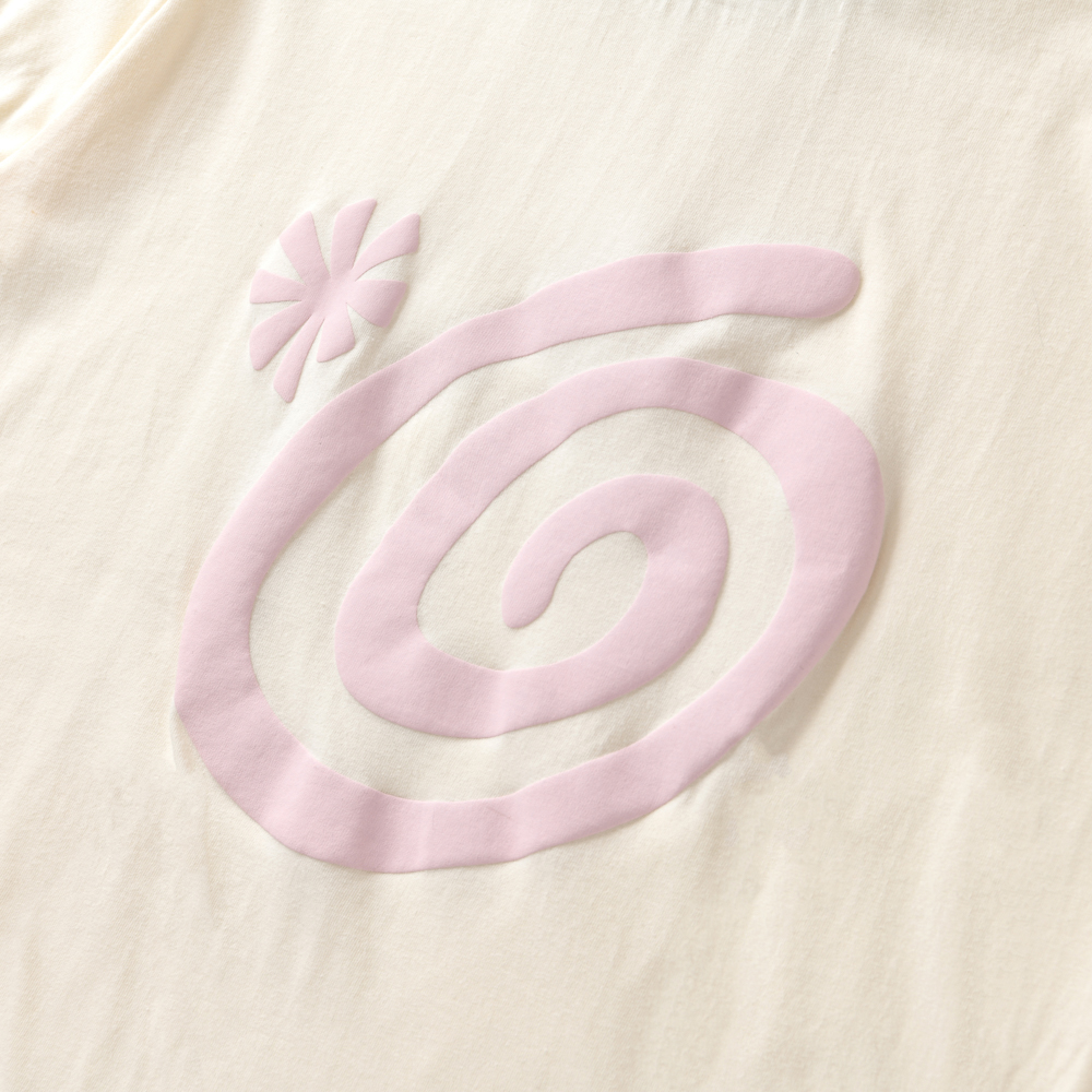 아모우 몰리 링거 티셔츠 아이보리(AMOU Molly Ringer T-Shirts Ivory) - 3