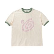 AMOU Molly Ringer T-Shirts Ivory