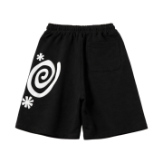 AMOU Molly One Tuck Bermuda Pants Black