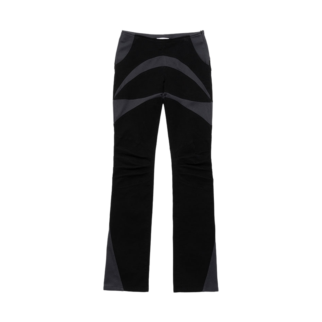 26SSPT002 WET TAG Contrast Panel Skinny Pants Black