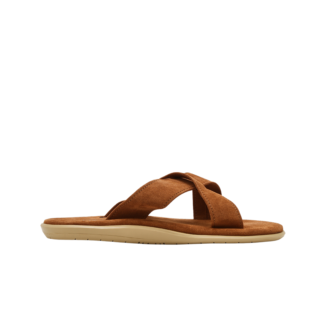 아일랜드 슬리퍼 남여공용 캐멀 레더 X 슬라이드(Island Slipper Unisex Camel Leather X-Slide)