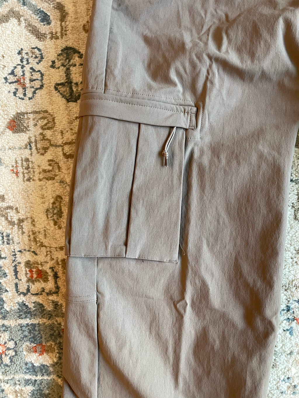 (W) Nike ACG Smith Summit Cargo Pants Mink Brown College Grey - Asia 착용 스타일 - 4